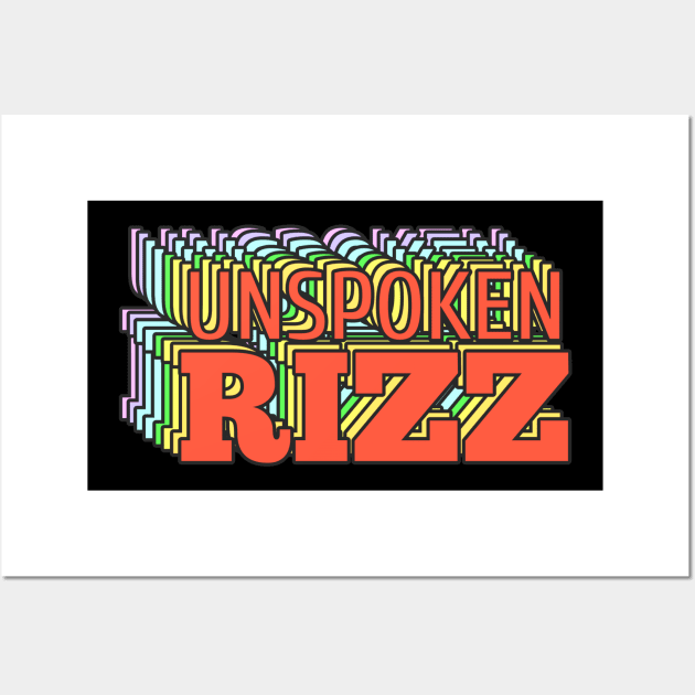 Unspoken Rizz Pastel Wall Art by MaystarUniverse